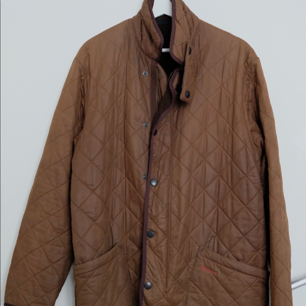 Barbour Brown Quilted